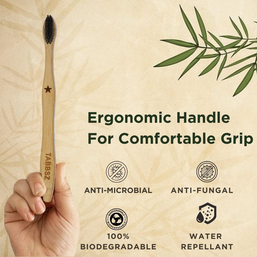 Tabbsz bamboo toothbrush, eco-friendly toothbrush for adults and kids, biodegradable and sustainable oral care, plastic-free toothbrush made from natural bamboo, zero-waste dental hygiene solution, best toothbrush for teeth