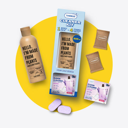 Starter Kit   Floor Cleaner - 4 Tabs(500ml)+Bottle