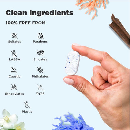 TABBSZ LAUNDRY WASH - OCEAN MIST - Tabbsz store- Ocean Mist / Pack of 8 - wk_wallet