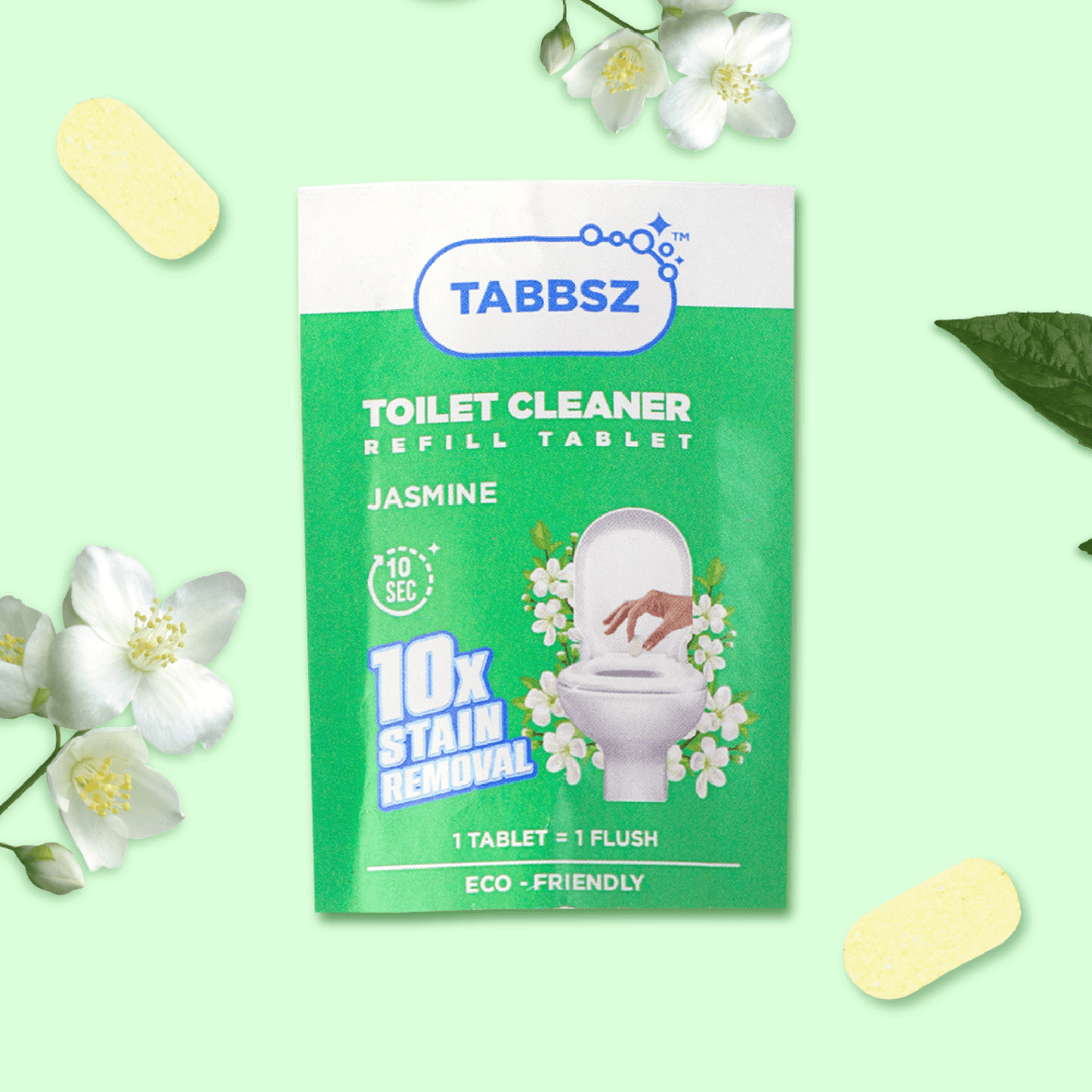 TABBSZ TOILET CLEANER - JASMINE - Tabbsz store- Jasmine / pack of 8 - wk_wallet