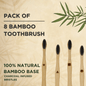 TABBSZ BAMBOO TOOTHBRUSH - Tabbsz store- Pack of 8 - wk_wallet